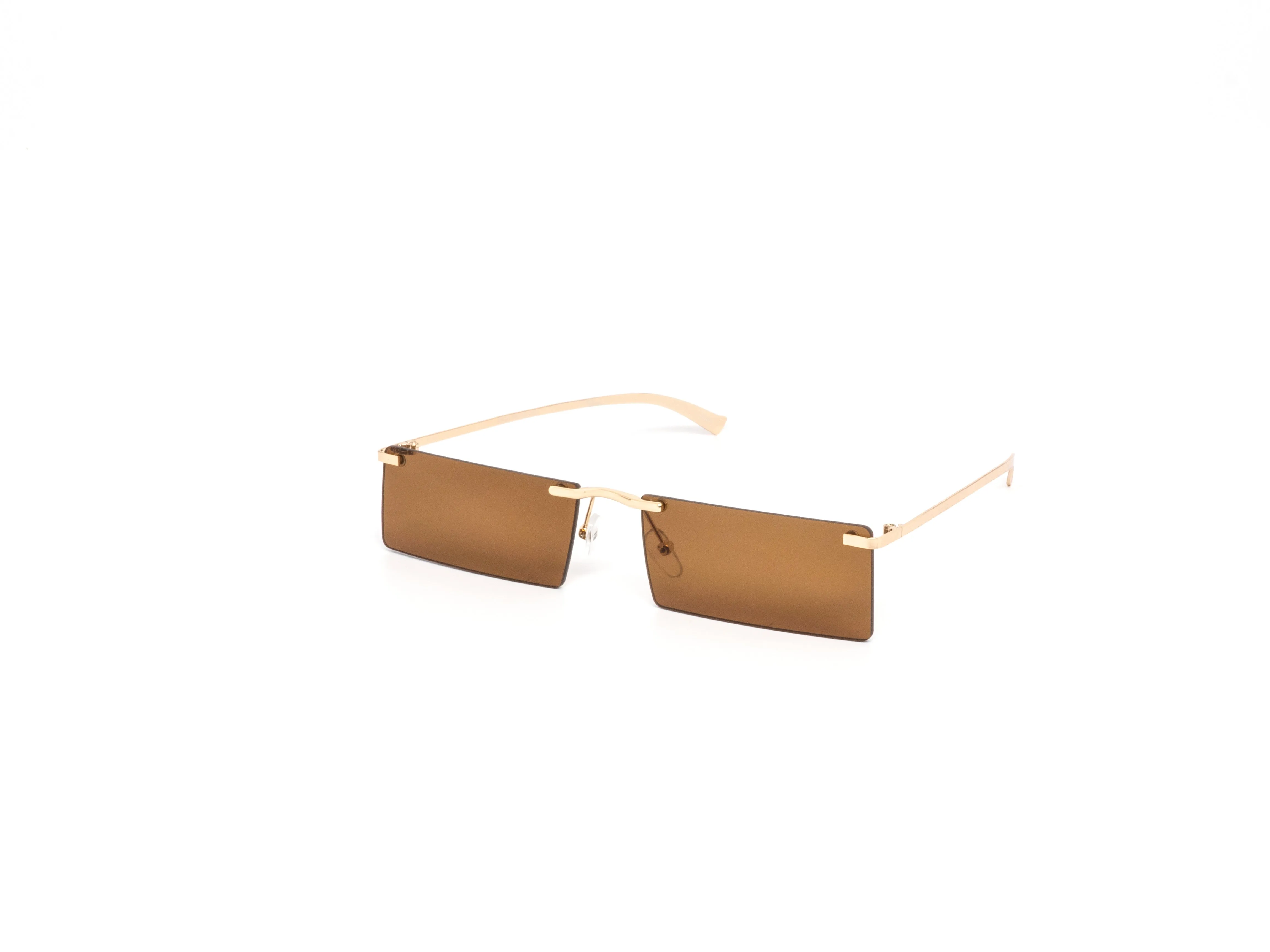 12 Pack: Elegant Sleek Rimless Square Wholesale Sunglasses