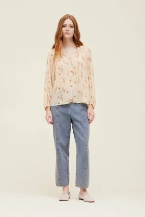 41651CF - PRINTED CHIFFON BLOUSE