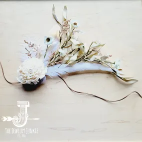 **Boho Western Wedding Floral Bridal Hat Band Only 984v