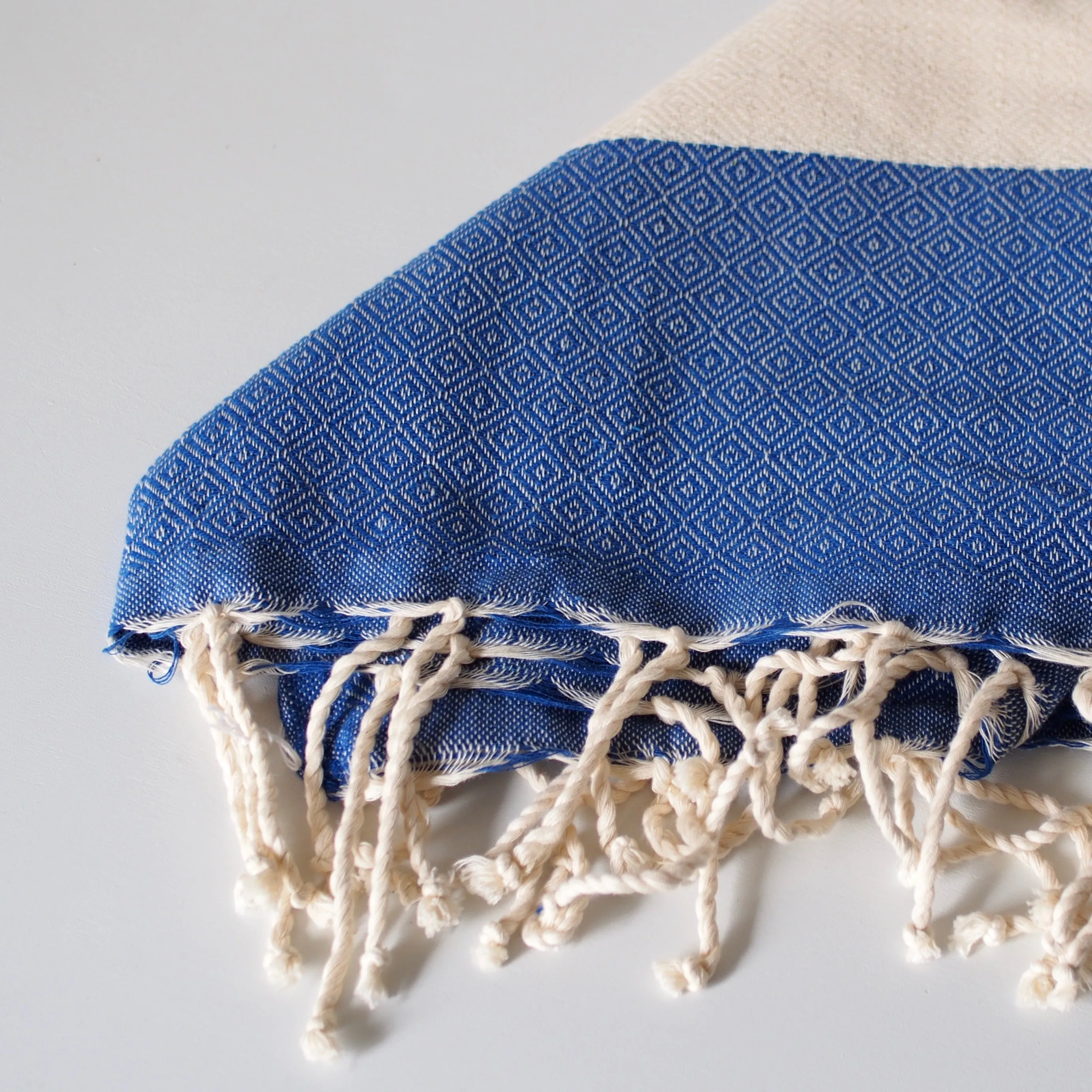 Cotton Hammam Towel - Blue