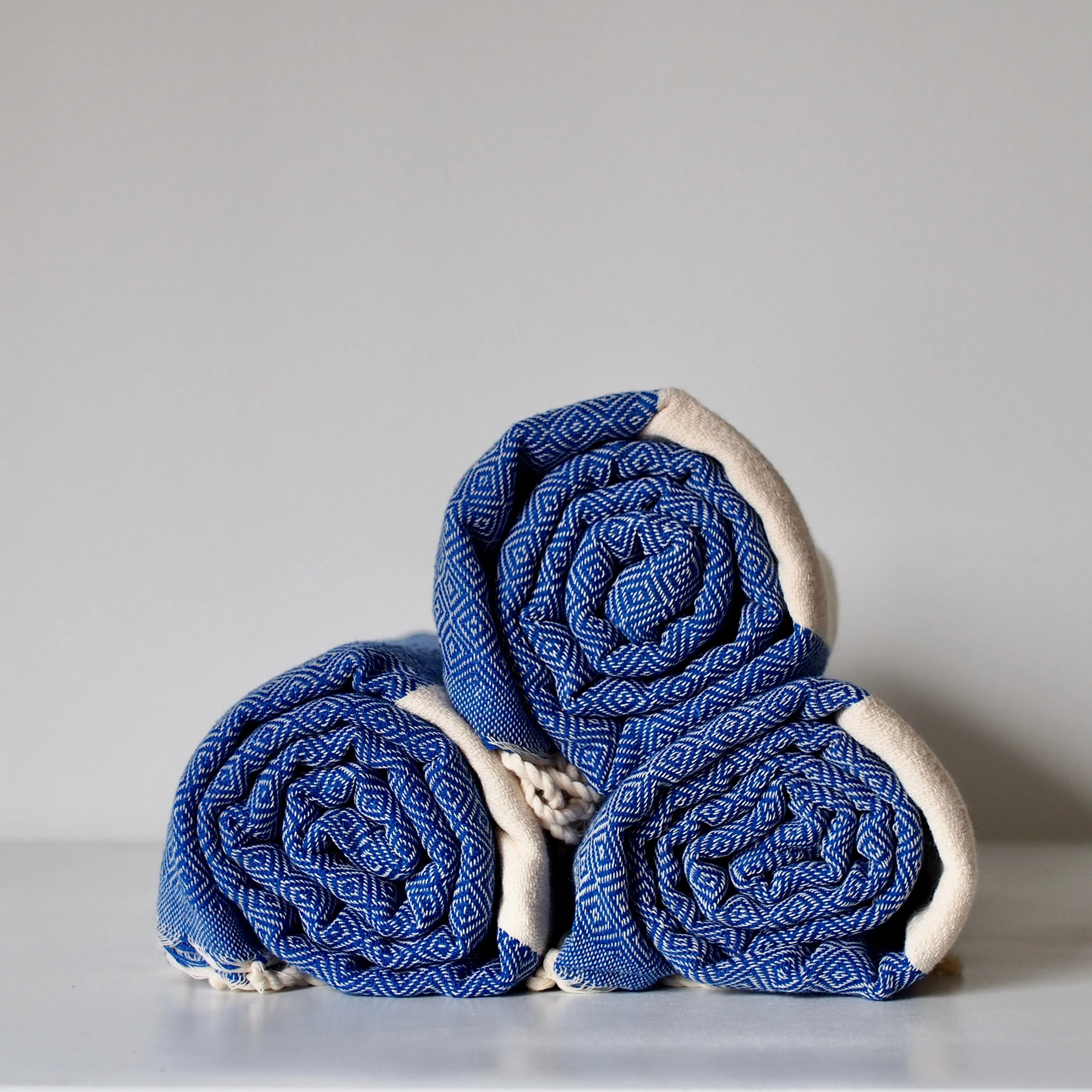 Cotton Hammam Towel - Blue