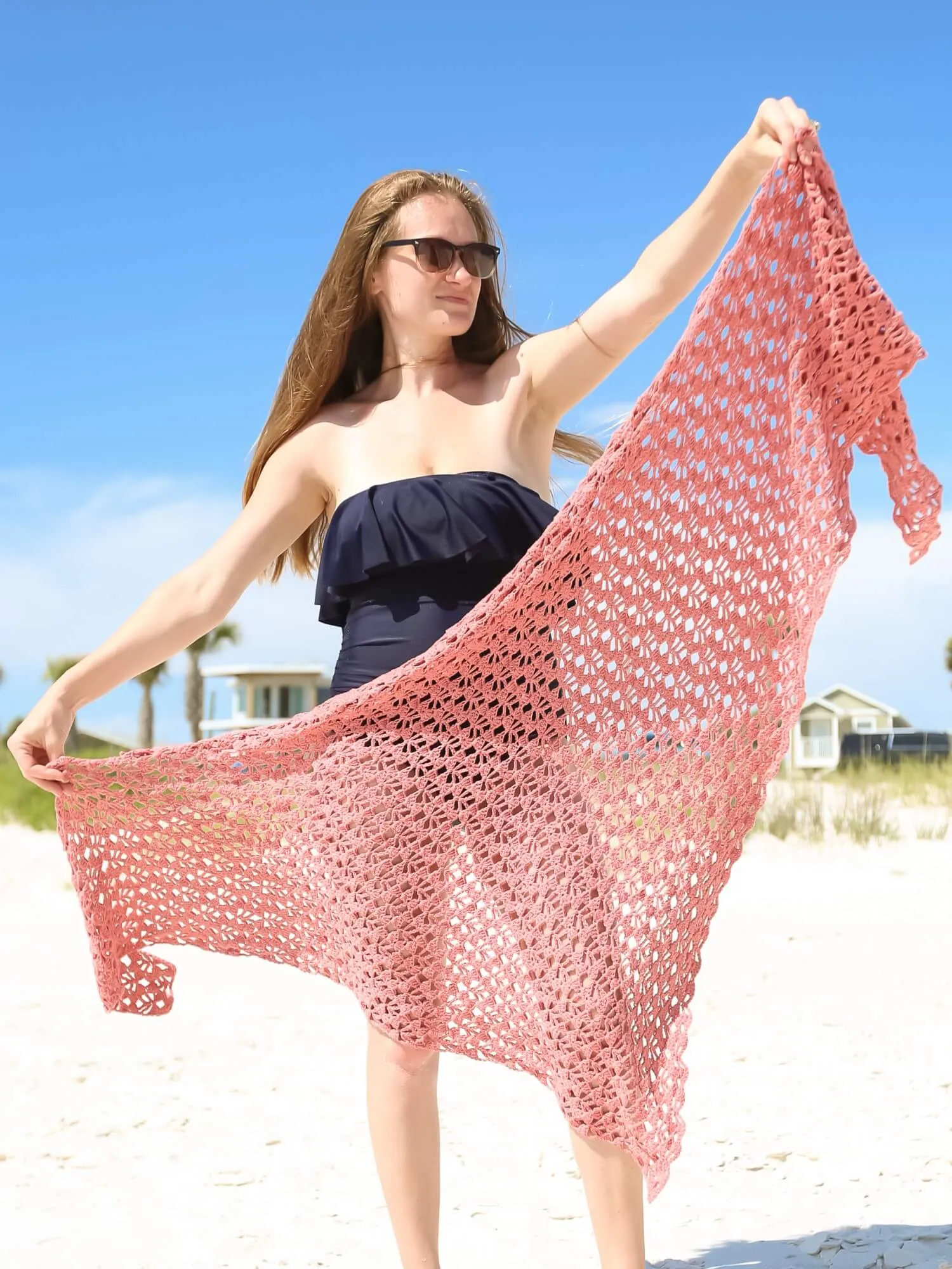Crochet Kit - Lacy Sarong Coverup