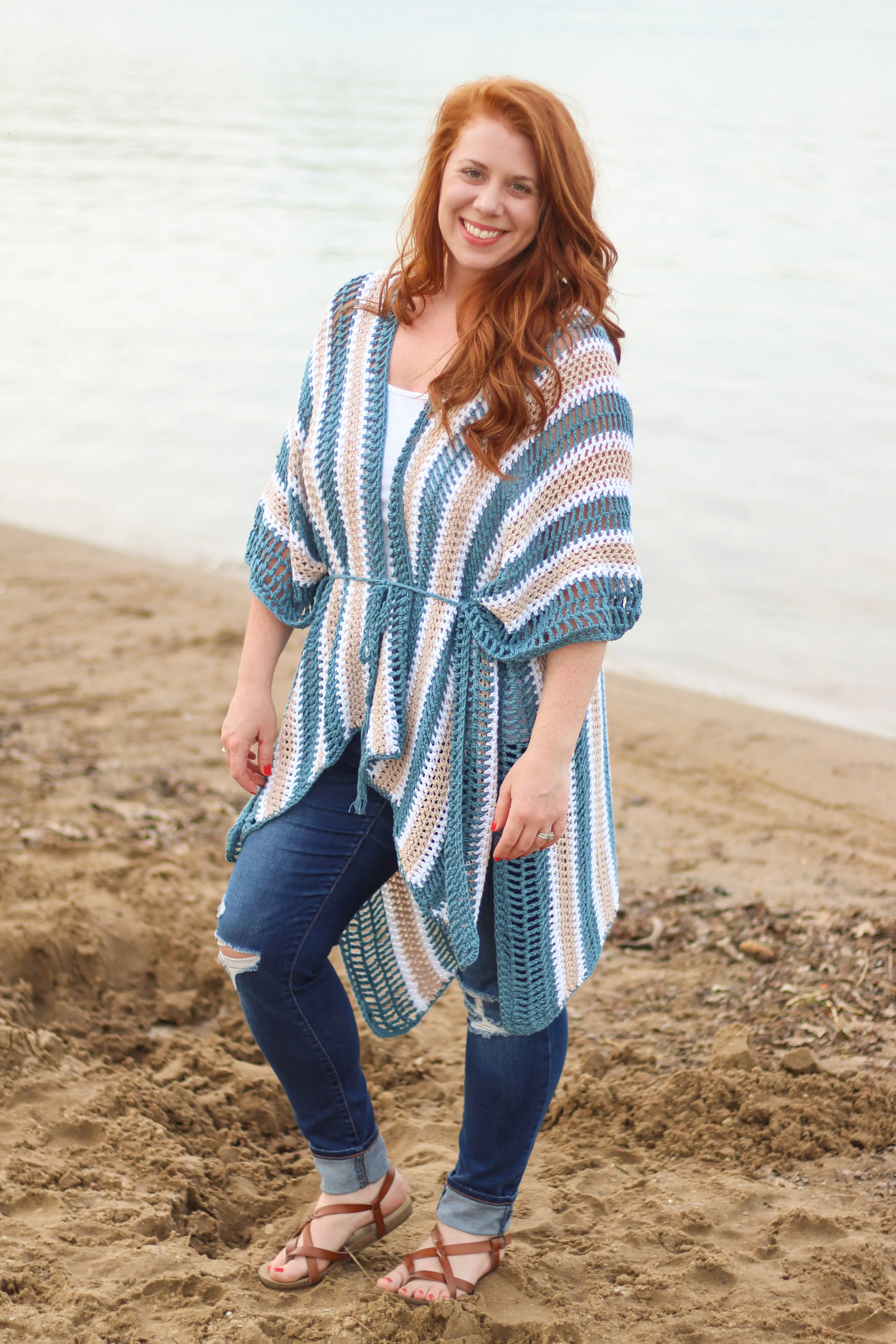 Crochet Kit - Shoreline Ruana