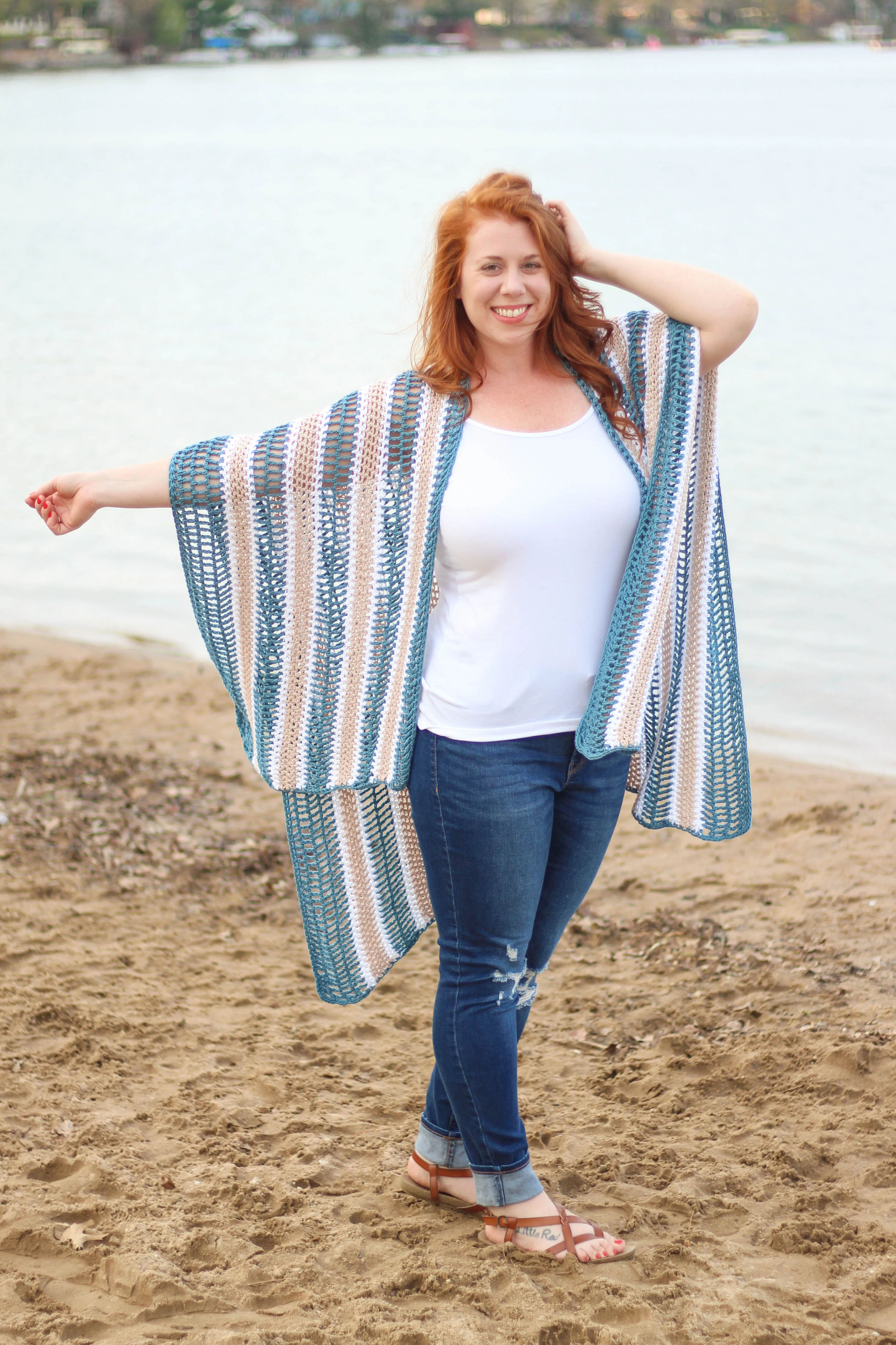 Crochet Kit - Shoreline Ruana