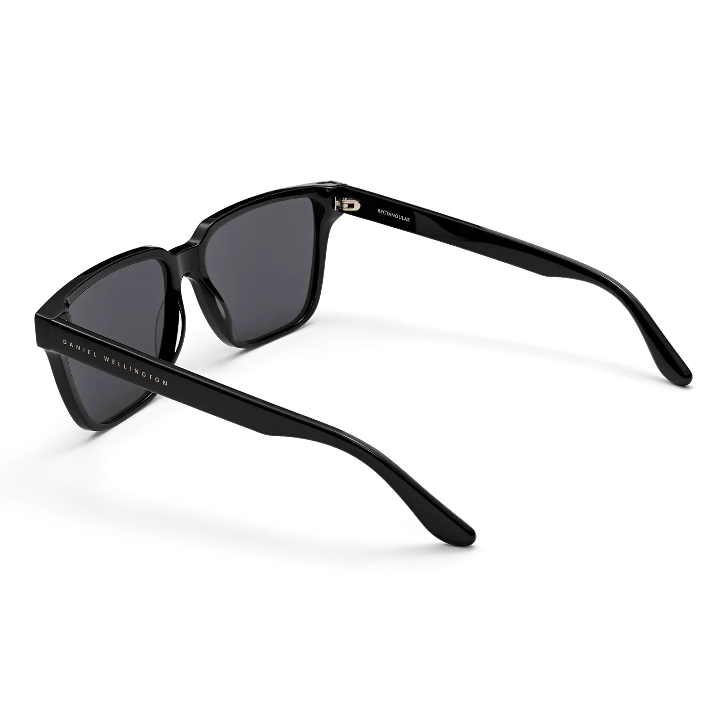 Daniel Wellington Rectangular Bio-Acetate Black Sunglasses DW01100043