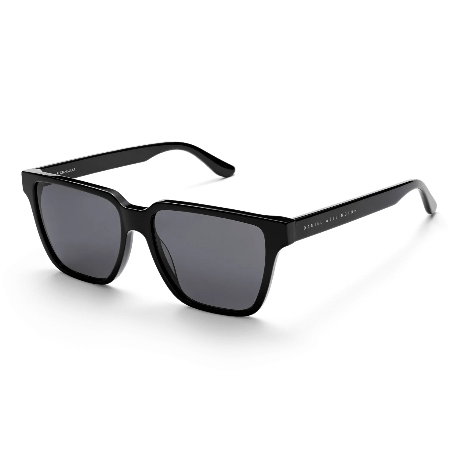 Daniel Wellington Rectangular Bio-Acetate Black Sunglasses DW01100043