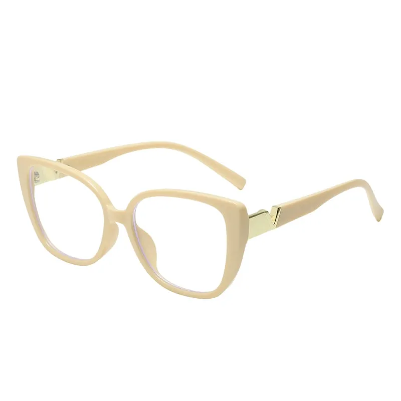 Elegant Retro Letter Pc Square Full Frame Women's Sunglasses