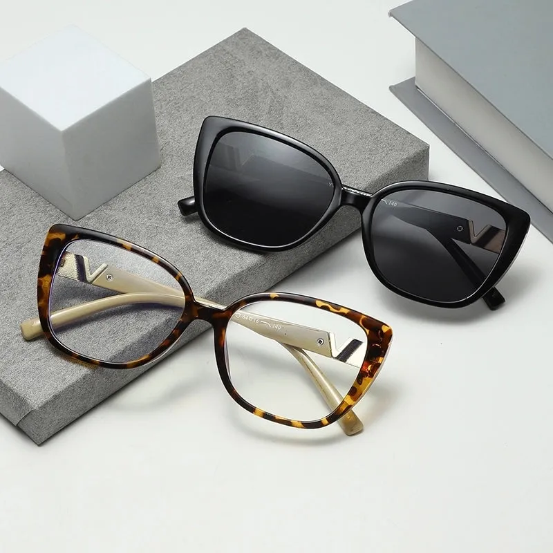 Elegant Retro Letter Pc Square Full Frame Women's Sunglasses