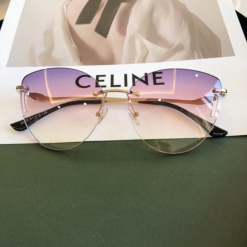 Elegant Small Frame Anti Ultraviolet Sunglasses