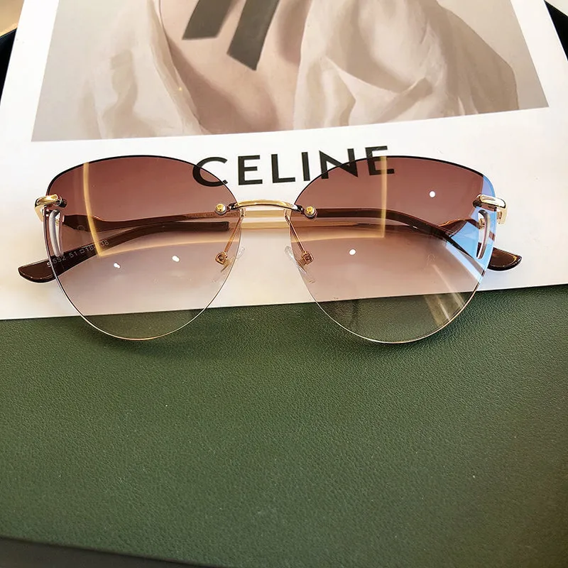 Elegant Small Frame Anti Ultraviolet Sunglasses