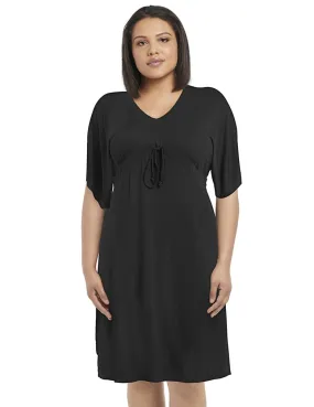 Elomi Essentials ES7101 Midi Dress Black Swim Cover Up