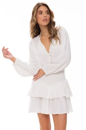Etnico Ivory Coverup Dress