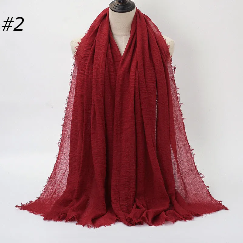 Fashionable Multi Wear Headwrap Scarf and Shawl