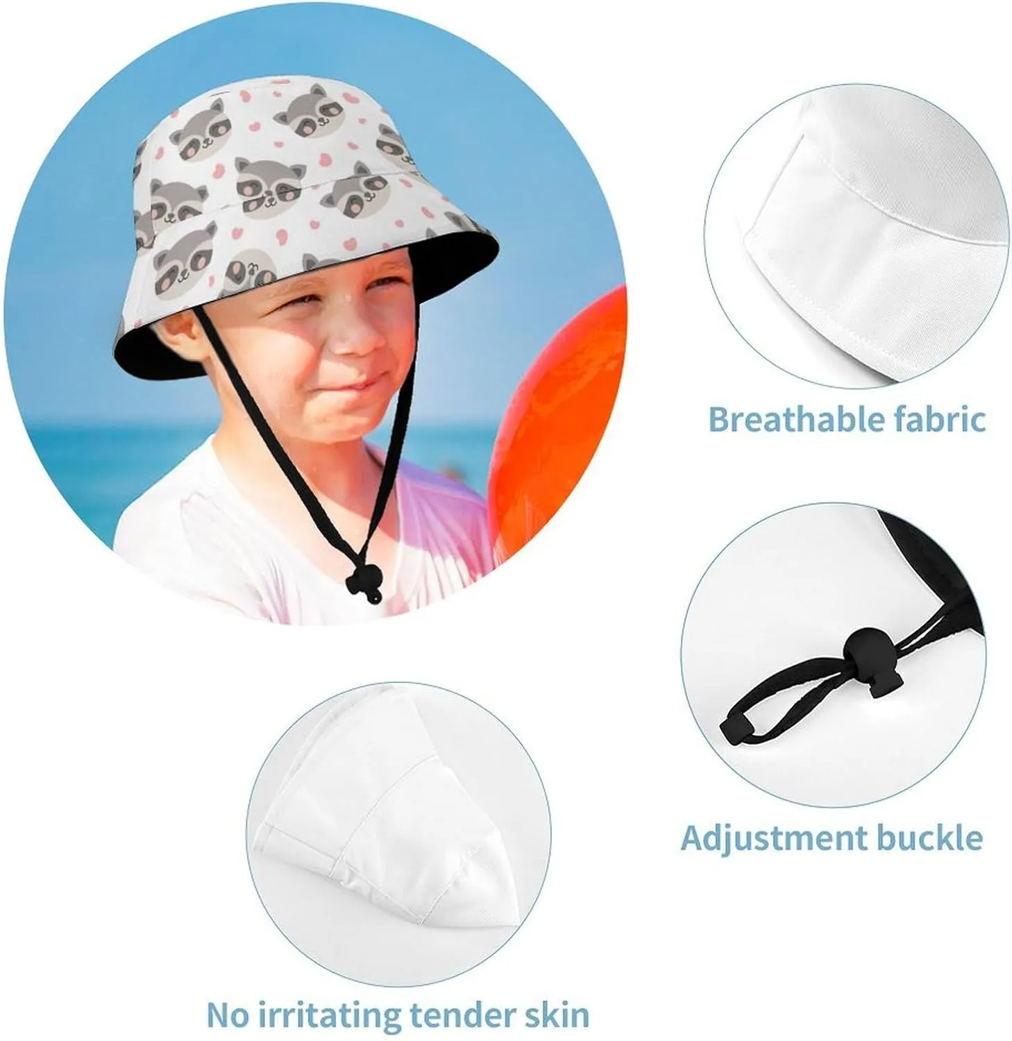 Gamer Player Game Baby Sun Hat Bucket Beach Hat Fishing Hats for Boys Girls Toddler Kids Summer Caps with Wide Brim