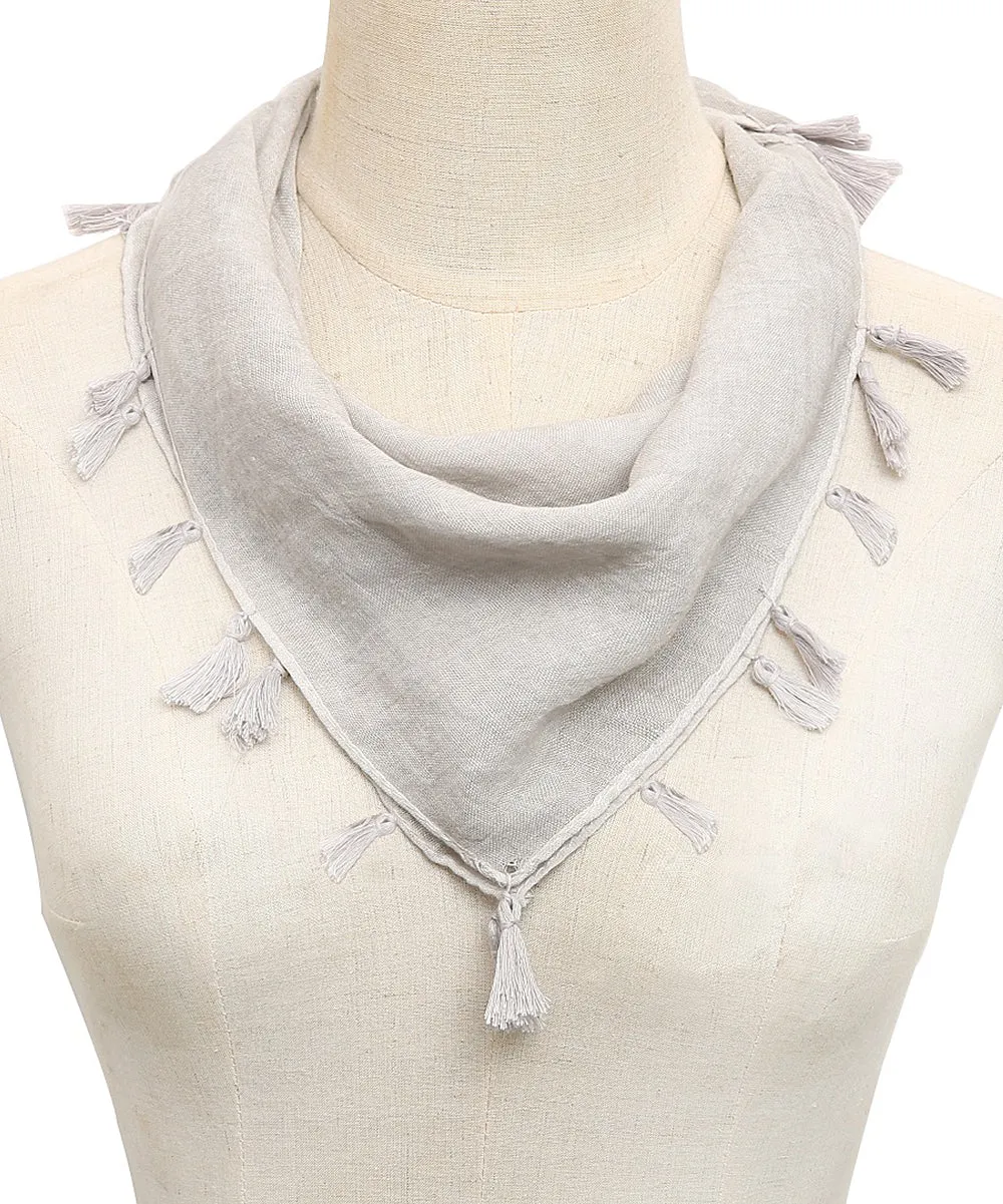 JC022623 Tassel Bandana Scarf