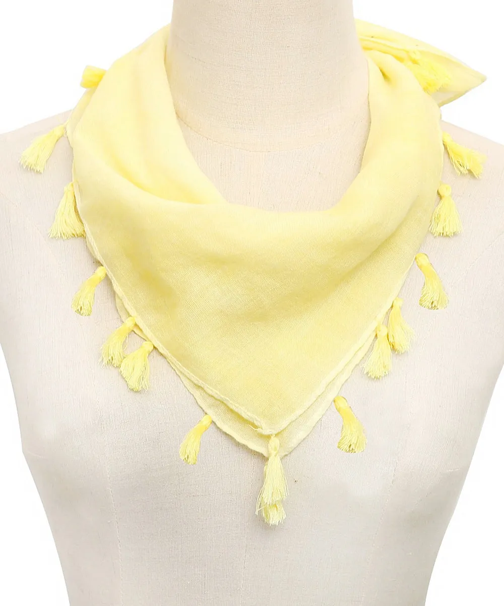 JC022623 Tassel Bandana Scarf