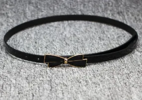 Just Lil Things Elastic Black Belts JLTHB0202