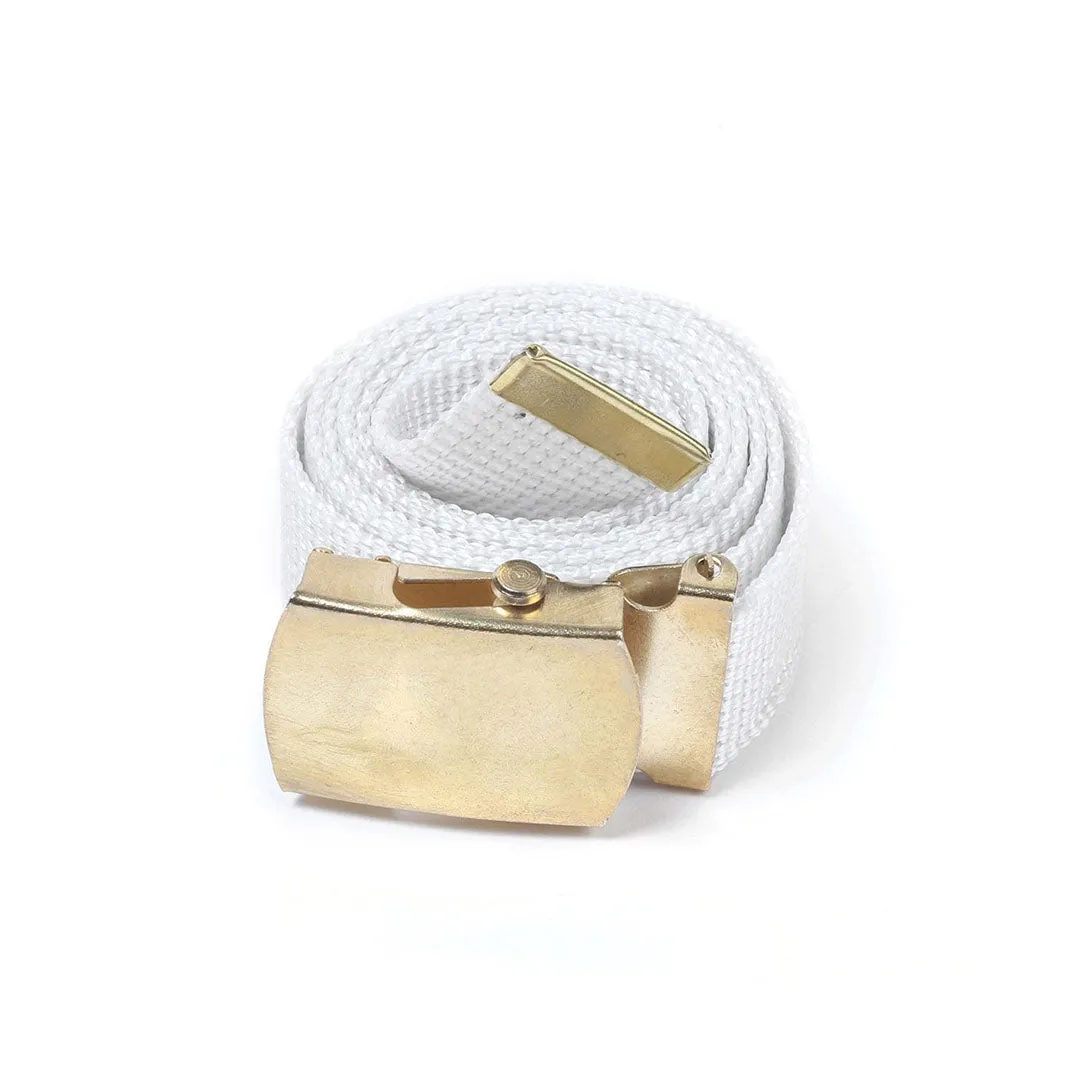 Khaki Anti-Slip Belt with Metal Buckle