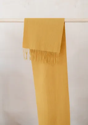 Lambswool Scarf in Mustard