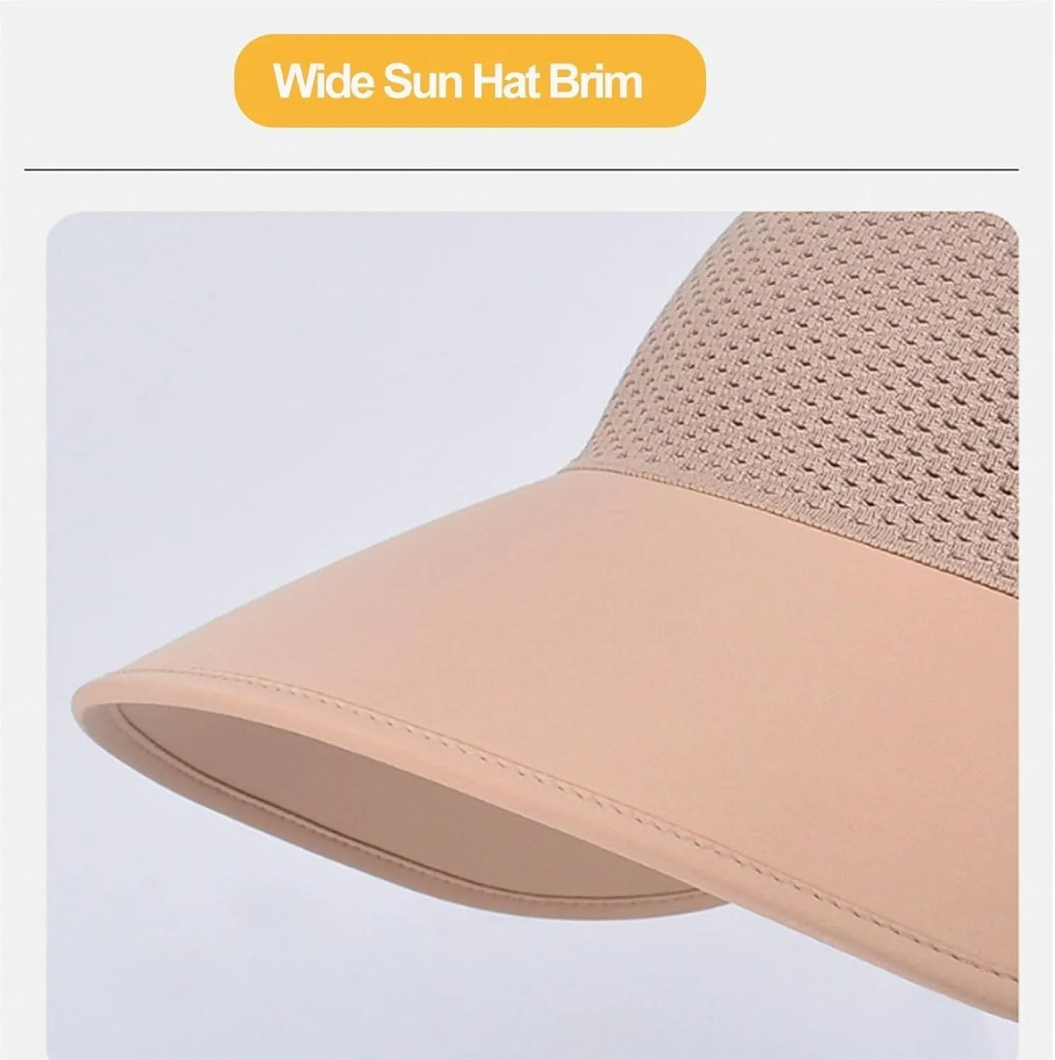 Large-Brim Hollow Sunscreen Hat with Removable Neck Shawl, Women Large Brim Sun Hat with Bowknot Neck Flap Shawl