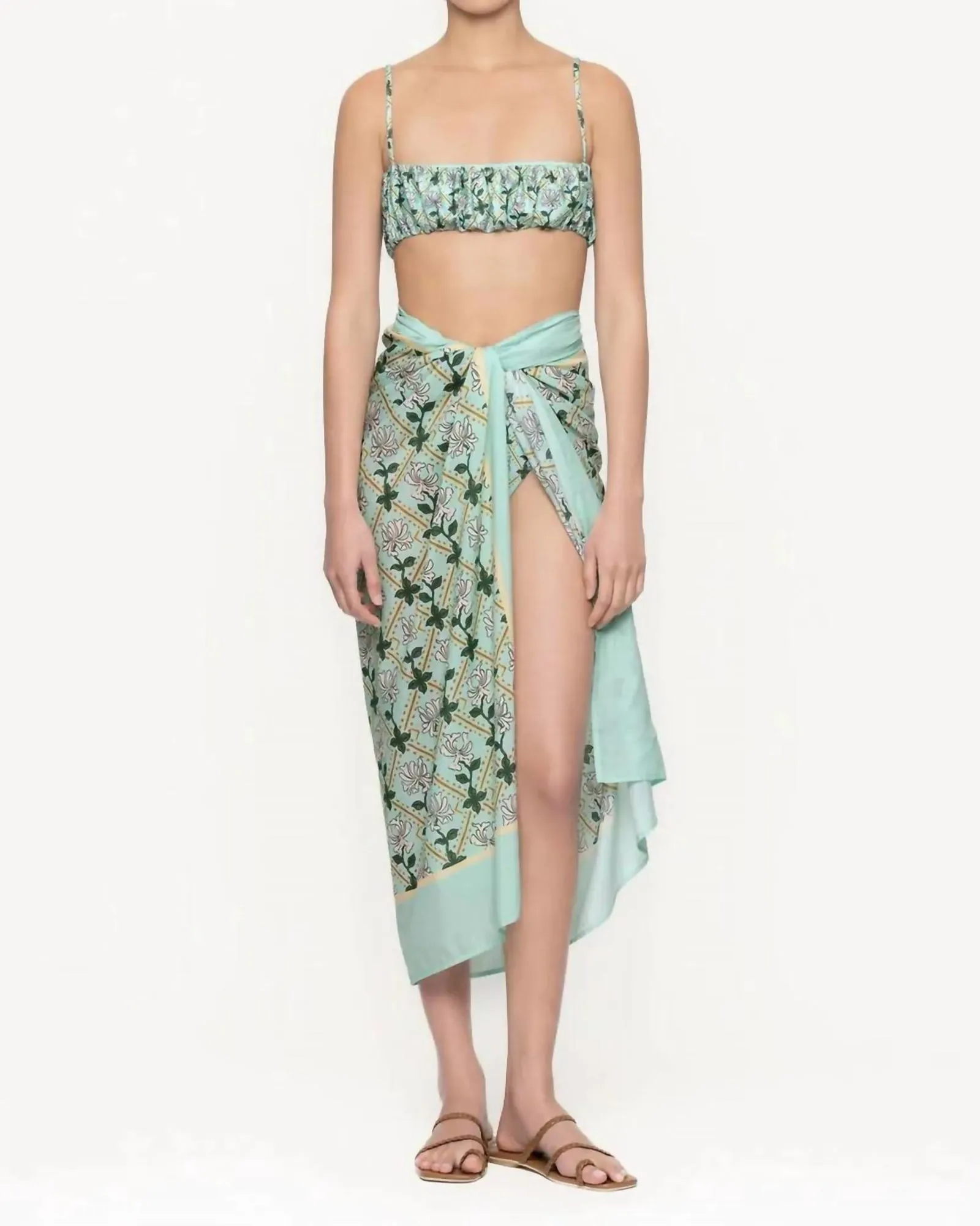 Lavanda Herbal Sarong Wrap In Blue | Blue