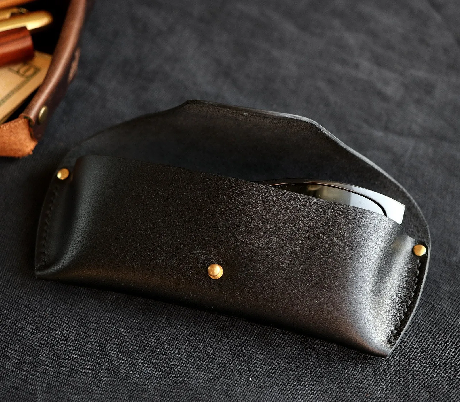 Leather Sunglasses Case