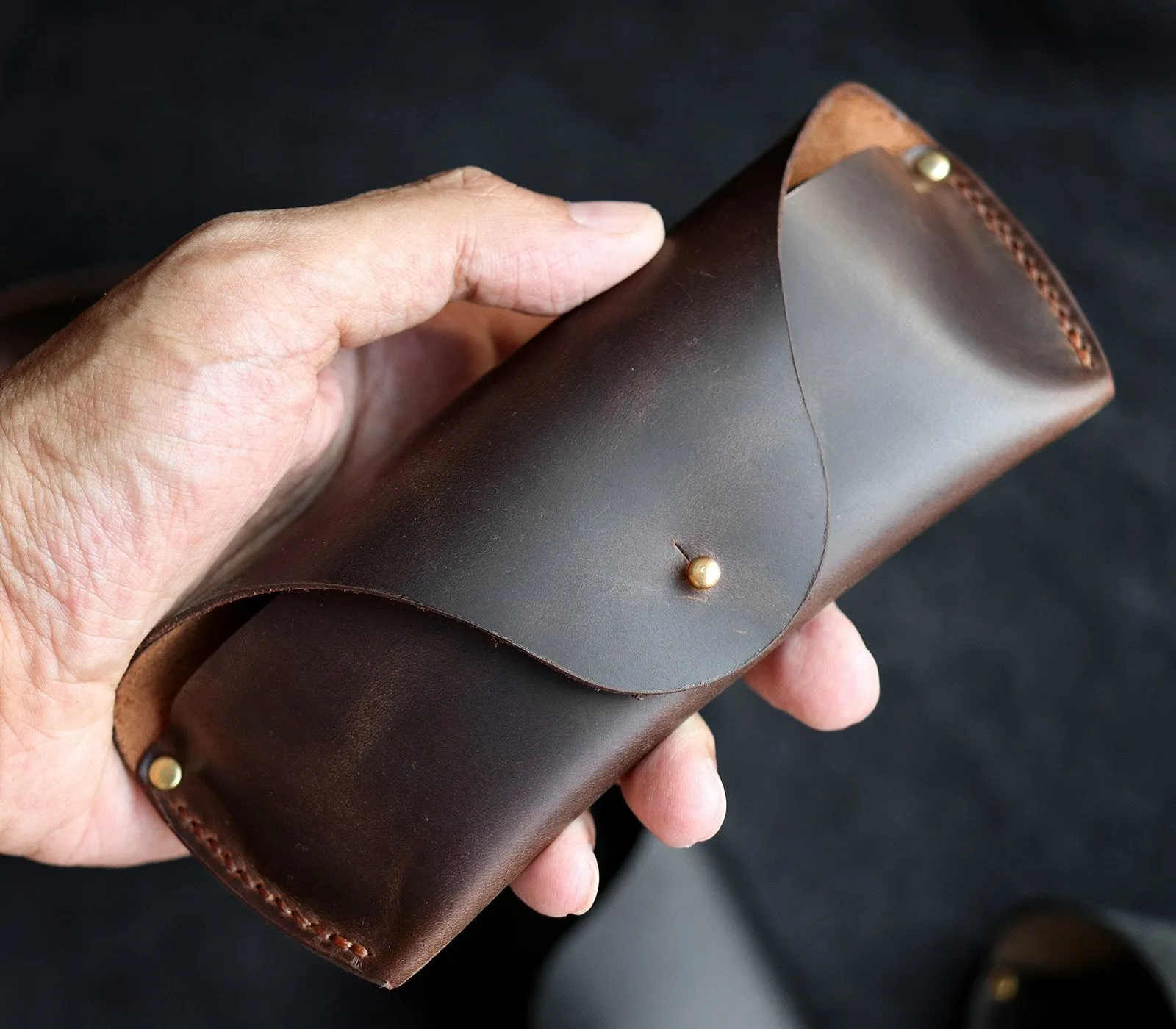 Leather Sunglasses Case