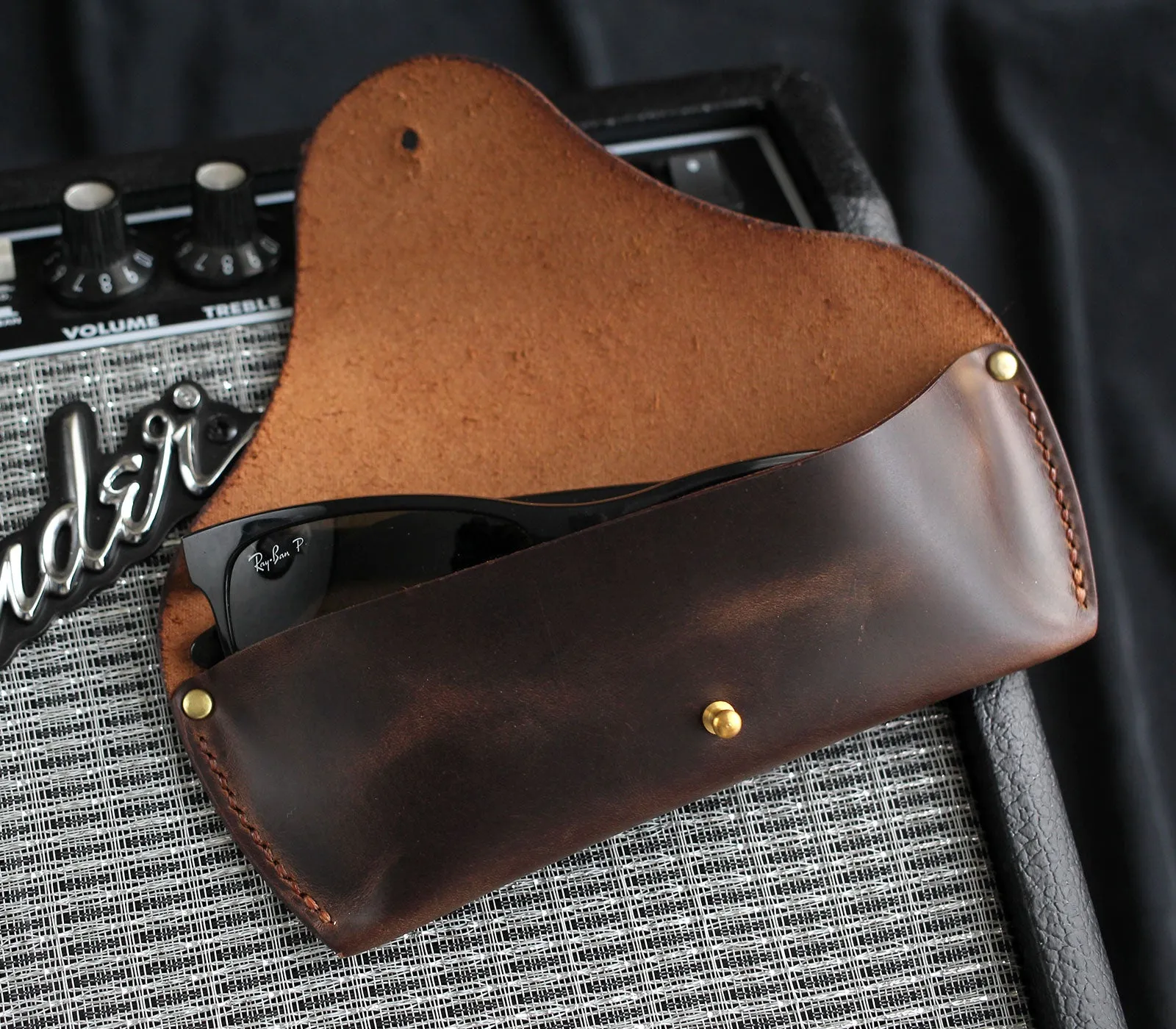 Leather Sunglasses Case