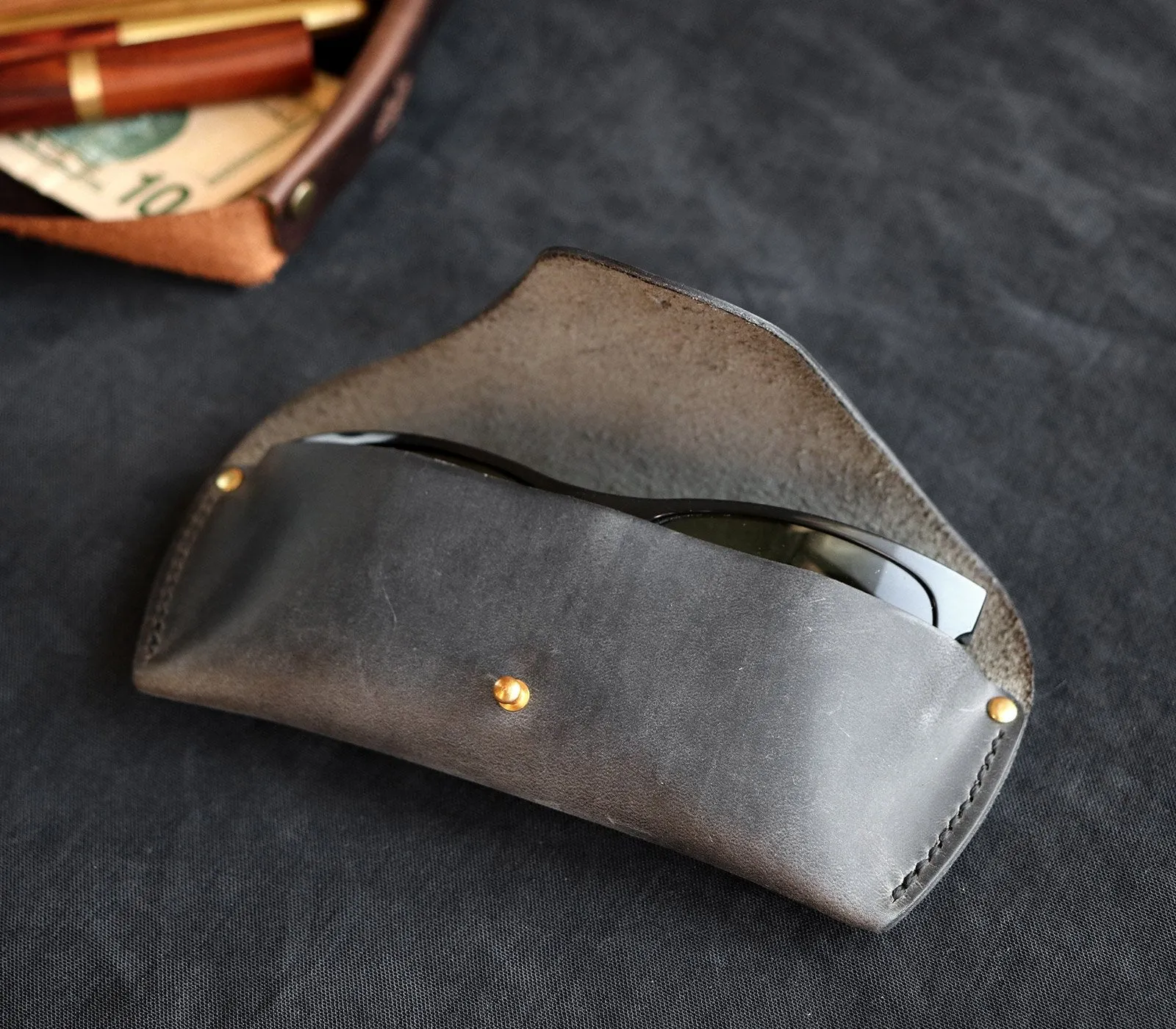 Leather Sunglasses Case