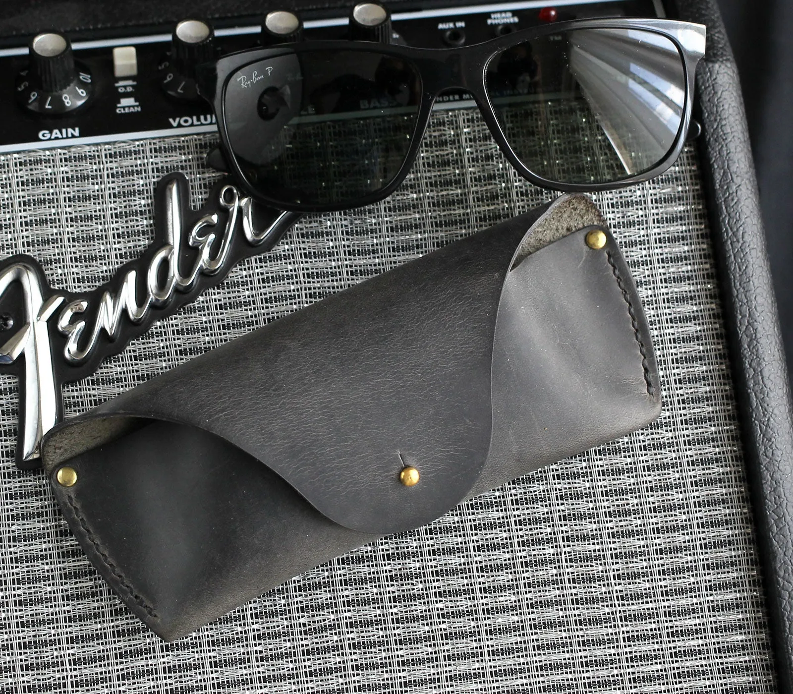 Leather Sunglasses Case