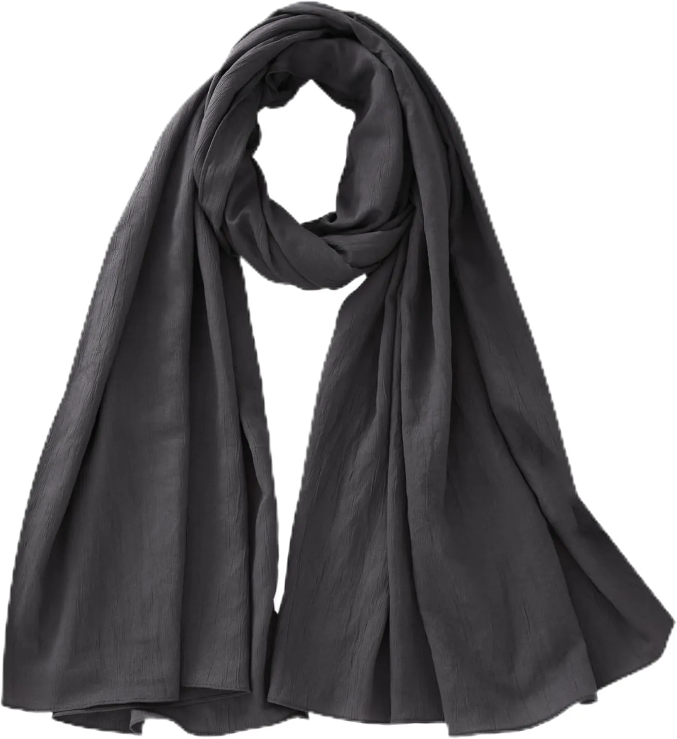 Long Lightweight Soft Scarf for Women and Men Large Shawl Wrap Cotton Blend Scarves