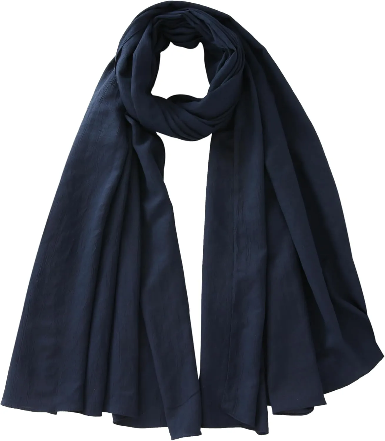 Long Lightweight Soft Scarf for Women and Men Large Shawl Wrap Cotton Blend Scarves