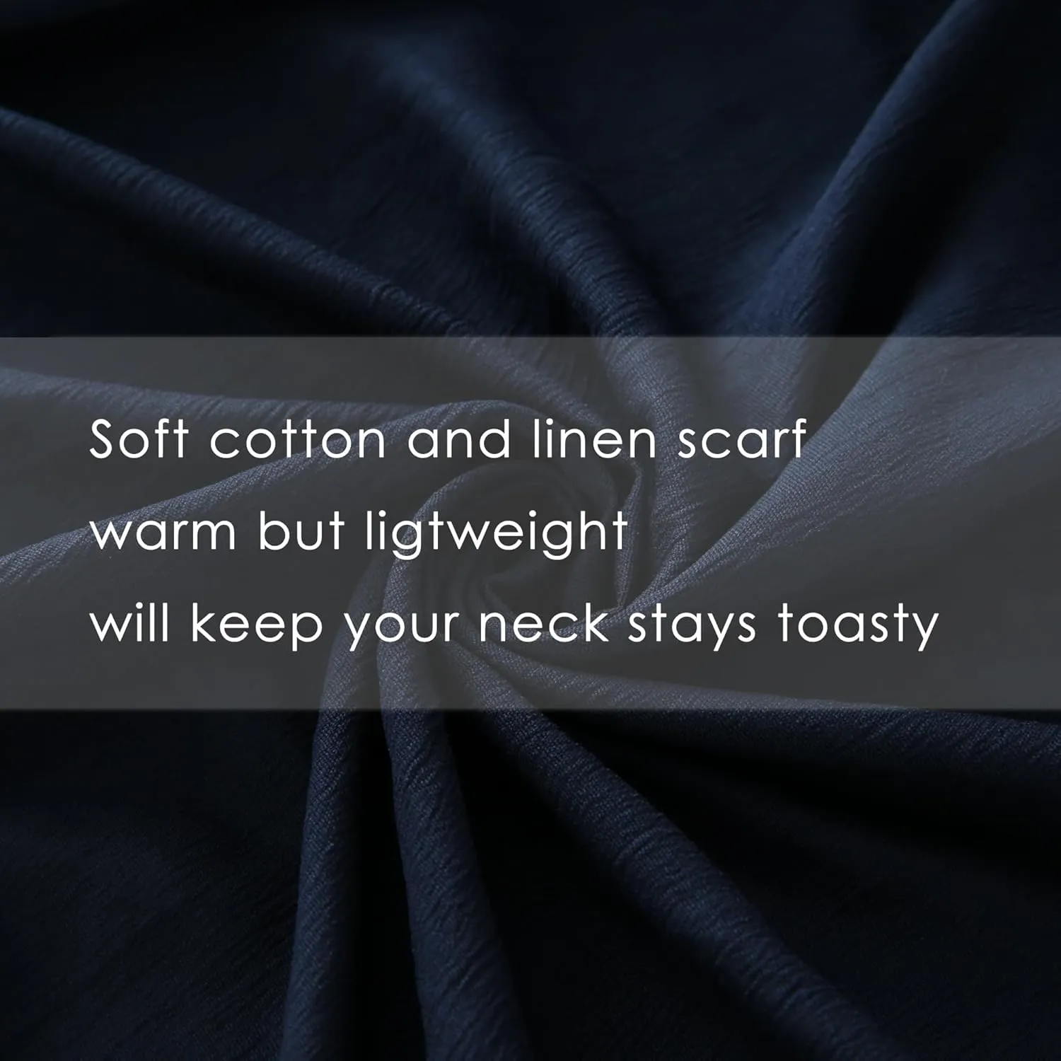 Long Lightweight Soft Scarf for Women and Men Large Shawl Wrap Cotton Blend Scarves