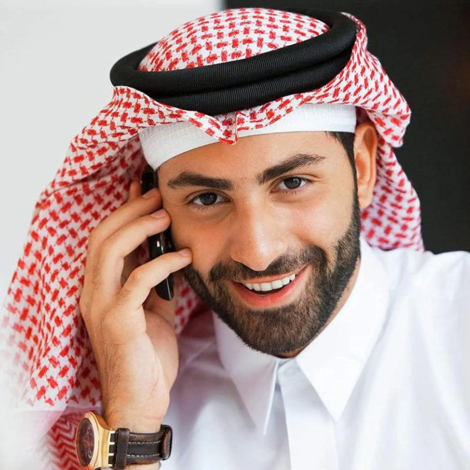 Men Arab Scarf Headwrap Costume Keffiyeh Shemag Yashmag Ghutra Mashada Hatta