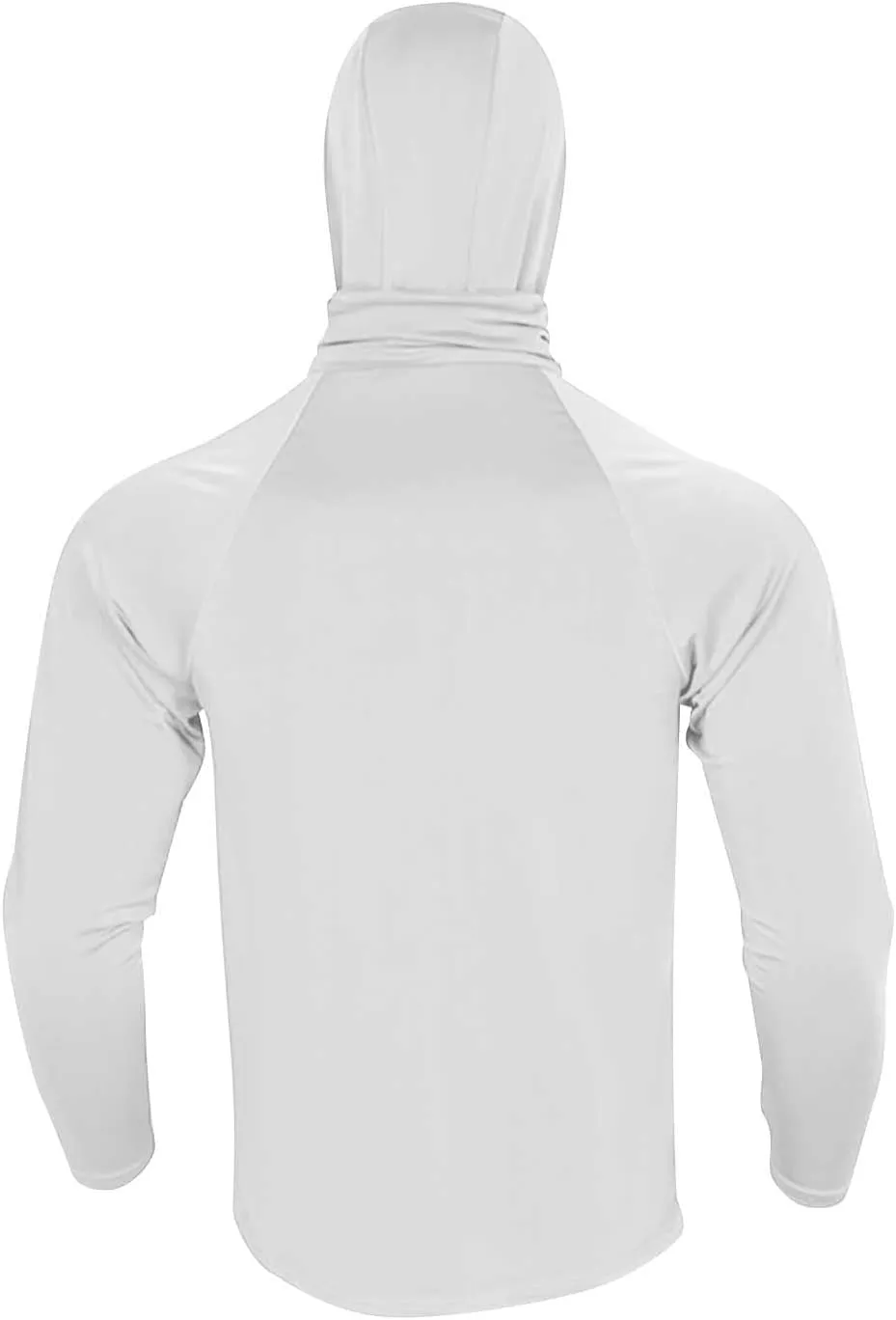 Men Women Sun Protection Hoodie Shirt UPF 50  Long Sleeve UV SPF Tshirt with Face Mask Rash Guard Fishing Lightweight