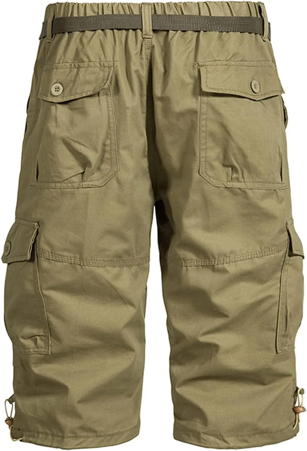 Men's Camo Cargo Shorts Relaxed Fit Multi Pockets Camouflage Military Shorts Cotton Twill Outdoor Shorts