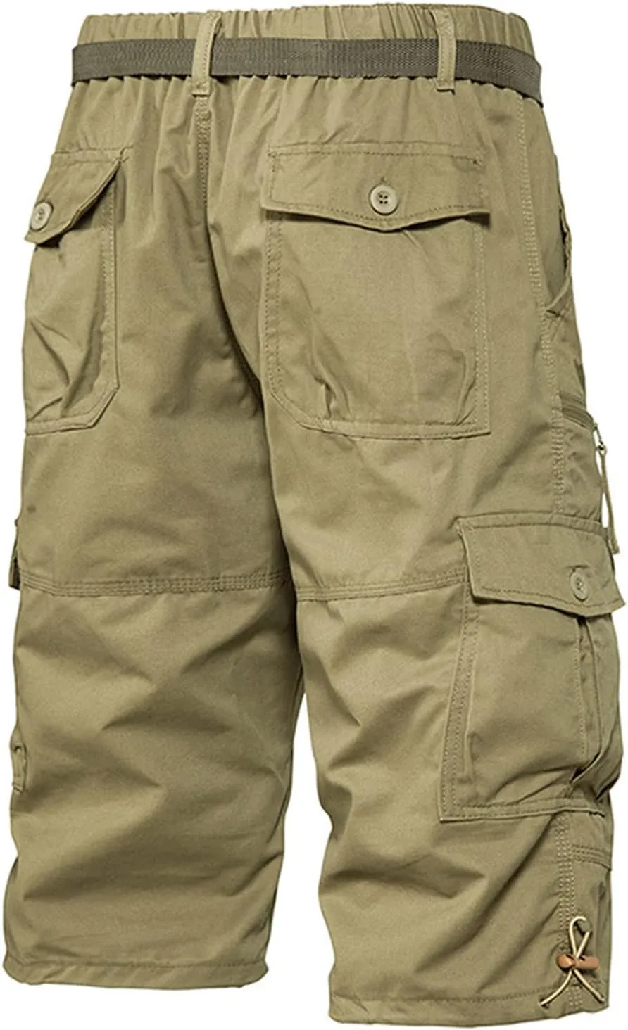 Men's Camo Cargo Shorts Relaxed Fit Multi Pockets Camouflage Military Shorts Cotton Twill Outdoor Shorts