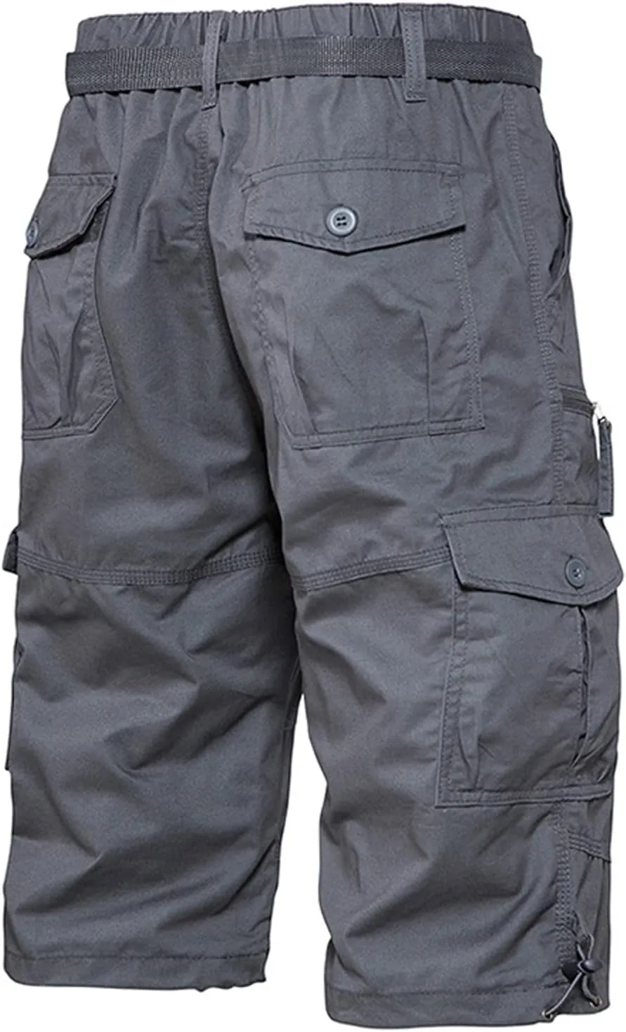 Men's Camo Cargo Shorts Relaxed Fit Multi Pockets Camouflage Military Shorts Cotton Twill Outdoor Shorts