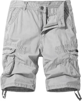 Men's Tactical Shorts Sports Leisure Multi-Pockets Cargo Shorts Relaxed Summer Short Pants