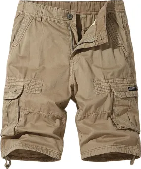 Men's Tactical Shorts Sports Leisure Multi-Pockets Cargo Shorts Relaxed Summer Short Pants