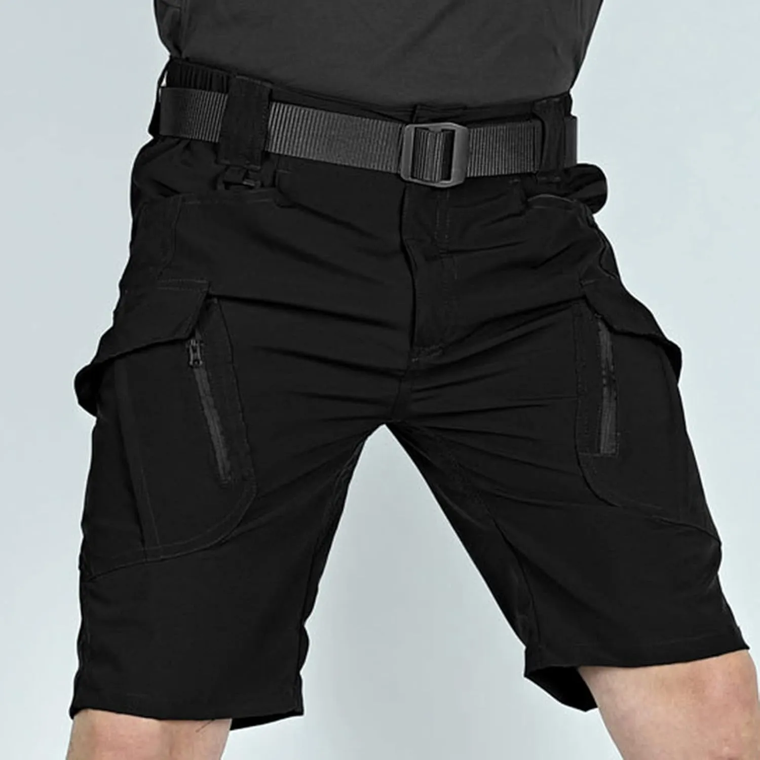 Multi-Pocket Cargo Shorts Men's Combat Workwear Shorts Relaxed-Fit Lightweight Quick Dry Shorts Hiking Short Pants