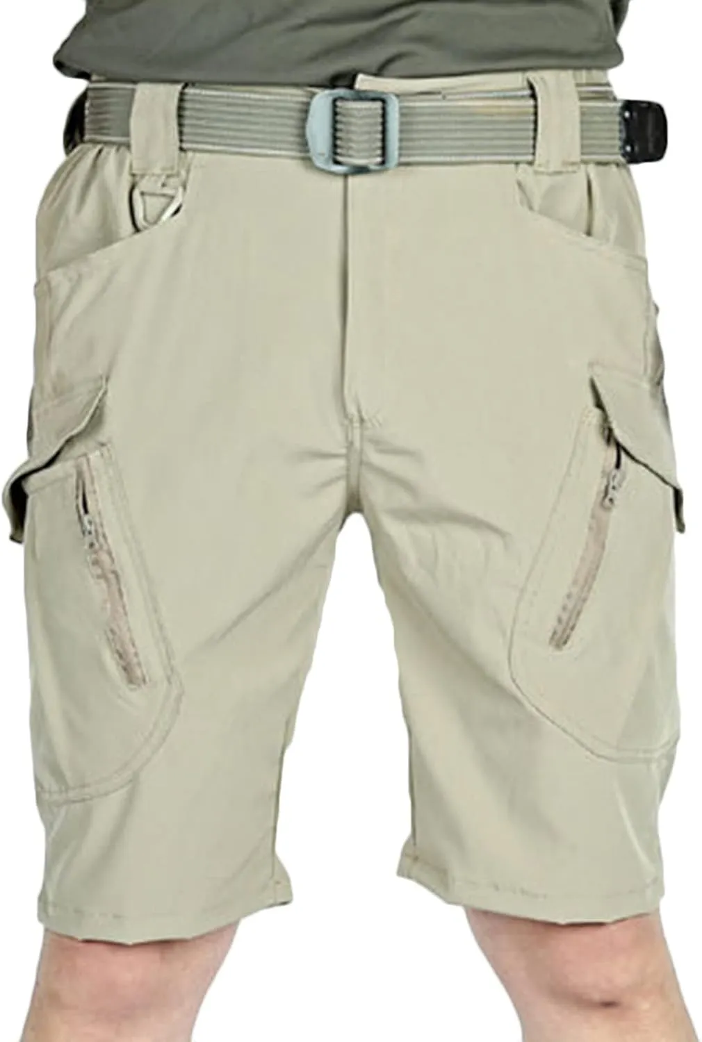 Multi-Pocket Cargo Shorts Men's Combat Workwear Shorts Relaxed-Fit Lightweight Quick Dry Shorts Hiking Short Pants