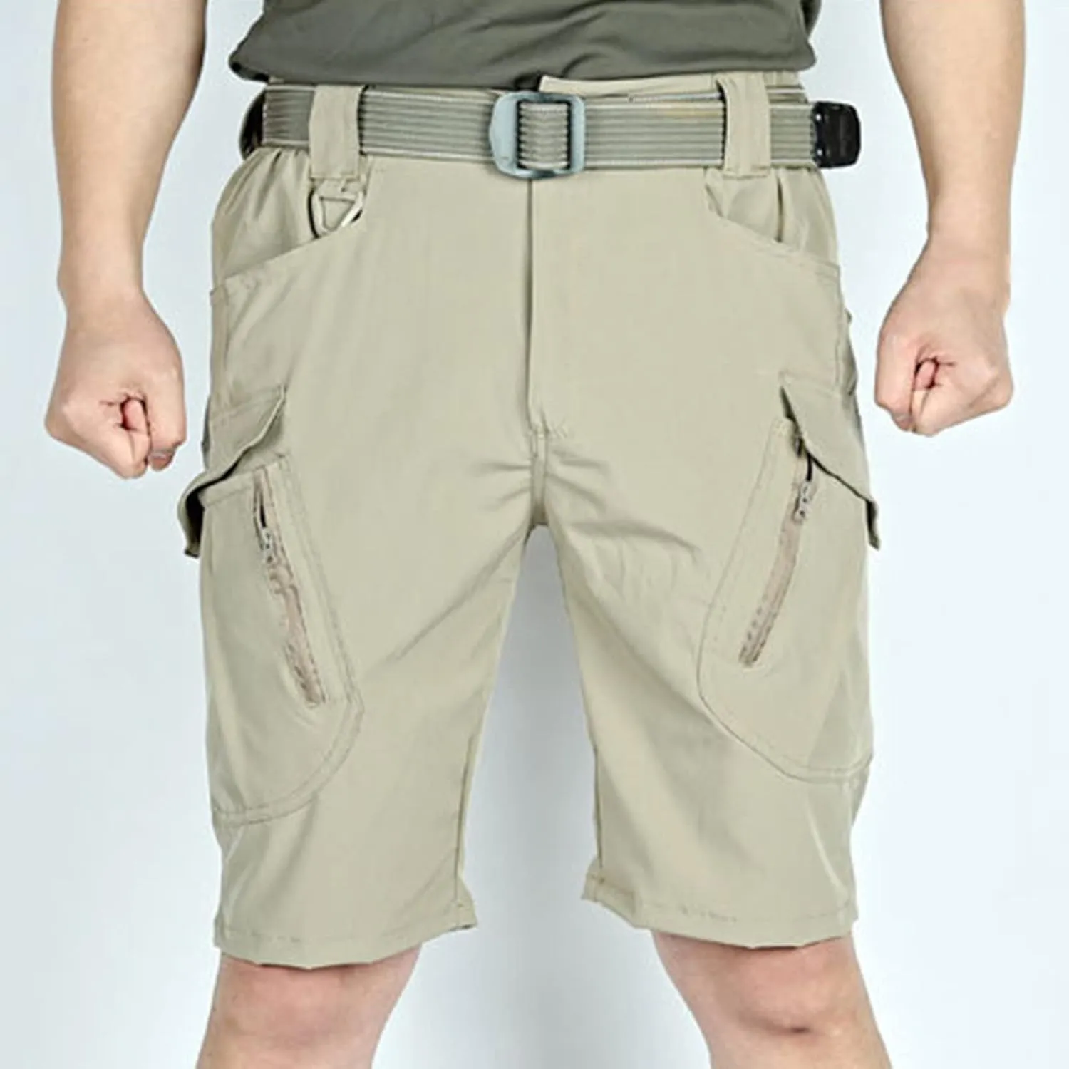 Multi-Pocket Cargo Shorts Men's Combat Workwear Shorts Relaxed-Fit Lightweight Quick Dry Shorts Hiking Short Pants