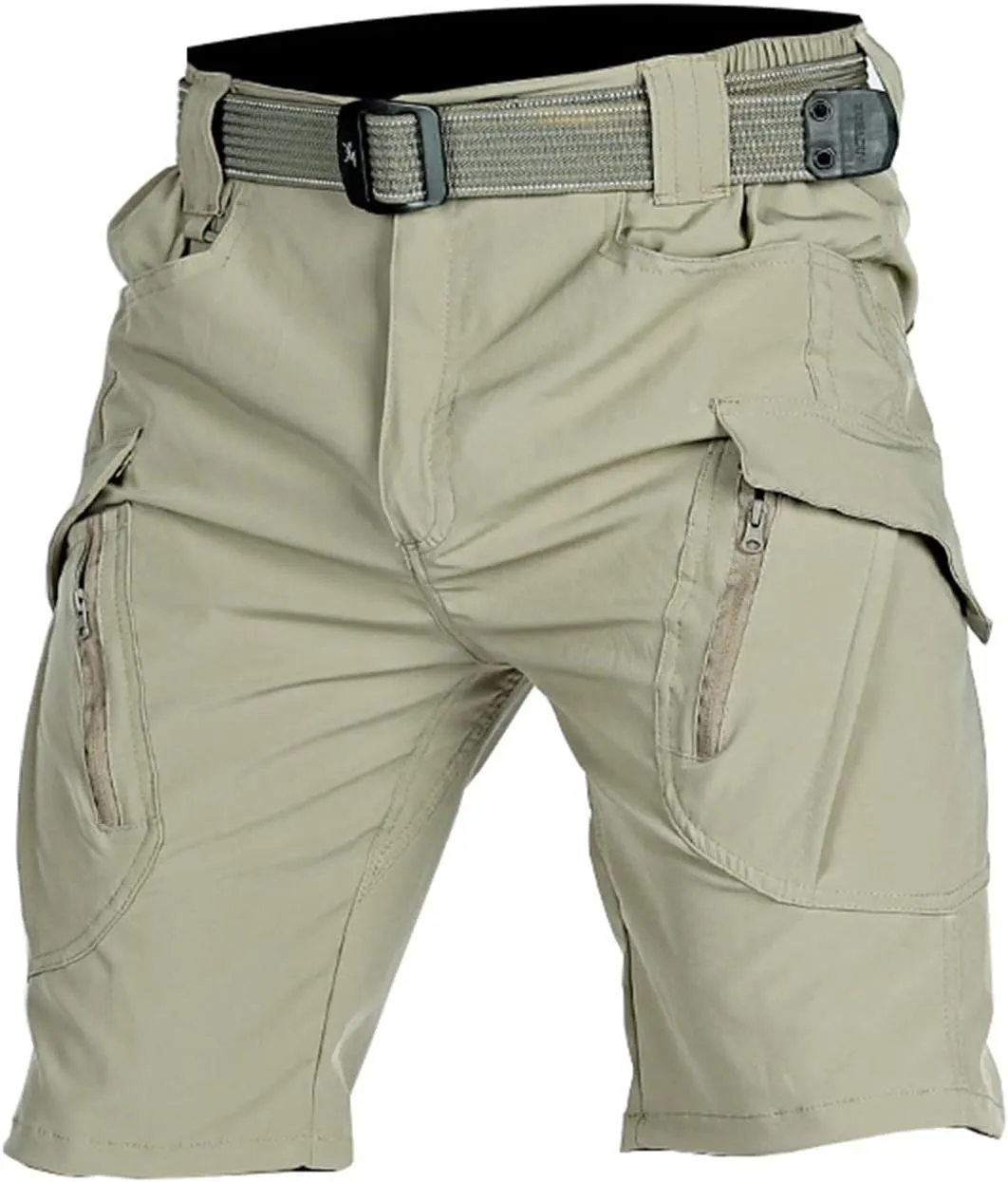 Multi-Pocket Cargo Shorts Men's Combat Workwear Shorts Relaxed-Fit Lightweight Quick Dry Shorts Hiking Short Pants