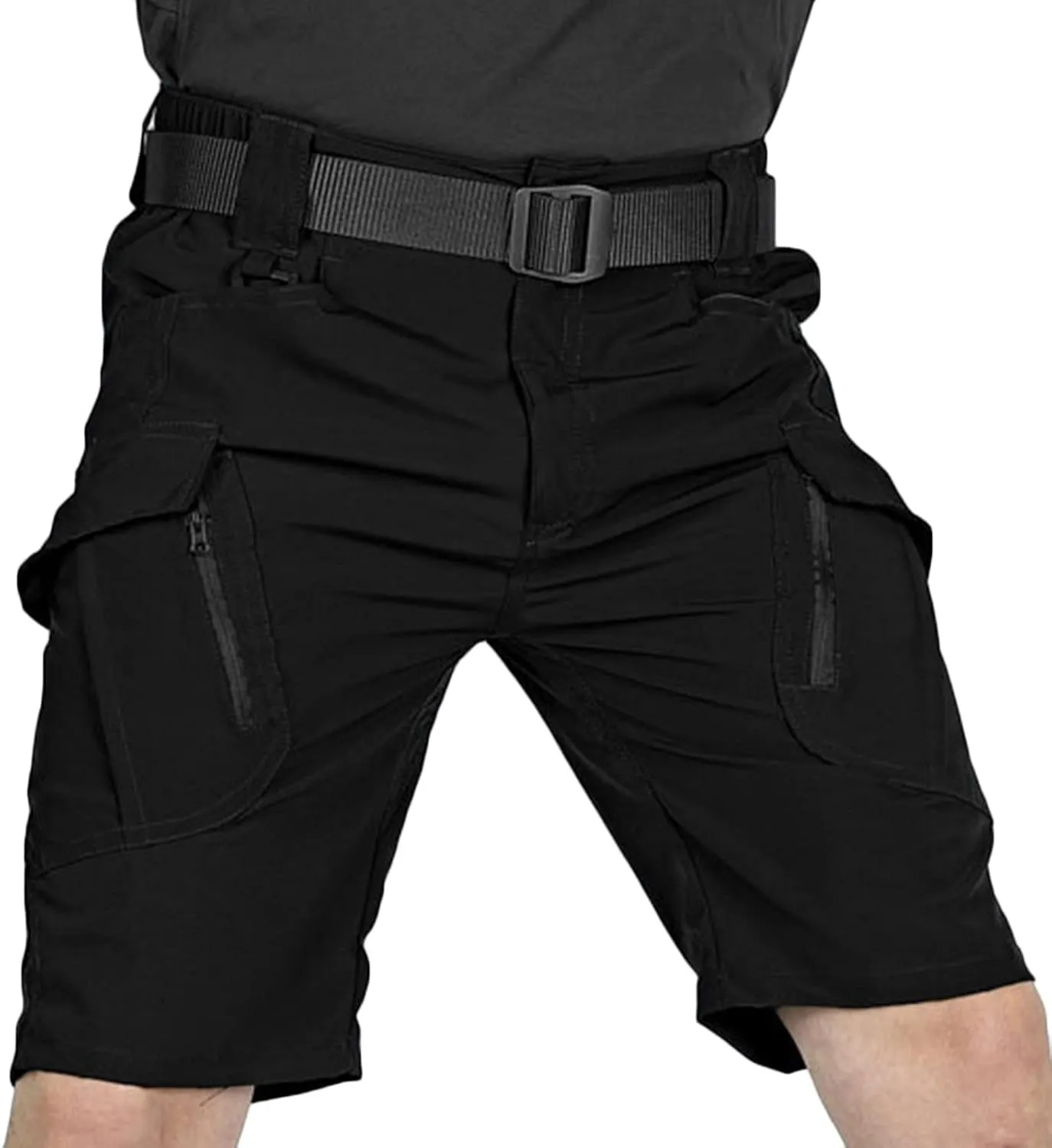 Multi-Pocket Cargo Shorts Men's Combat Workwear Shorts Relaxed-Fit Lightweight Quick Dry Shorts Hiking Short Pants