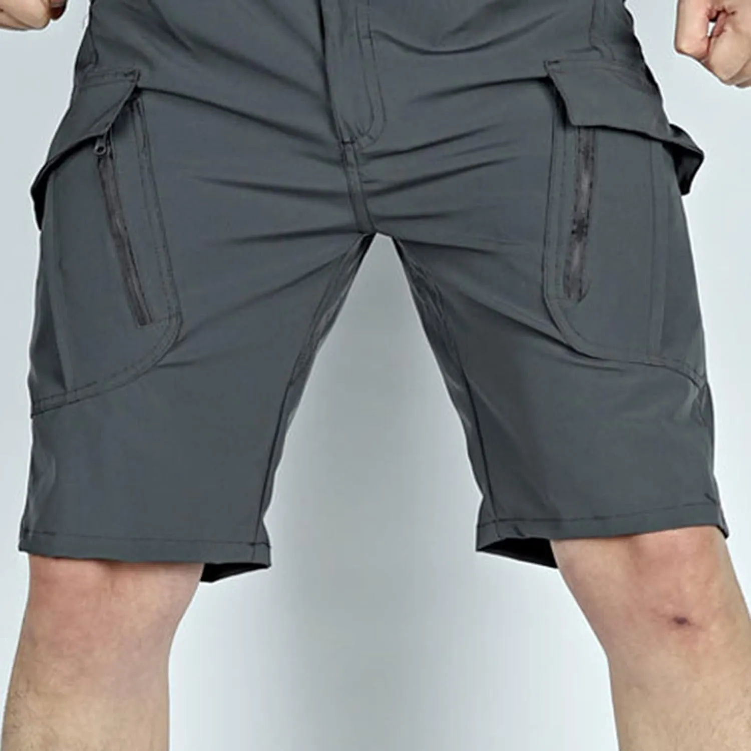 Multi-Pocket Cargo Shorts Men's Combat Workwear Shorts Relaxed-Fit Lightweight Quick Dry Shorts Hiking Short Pants