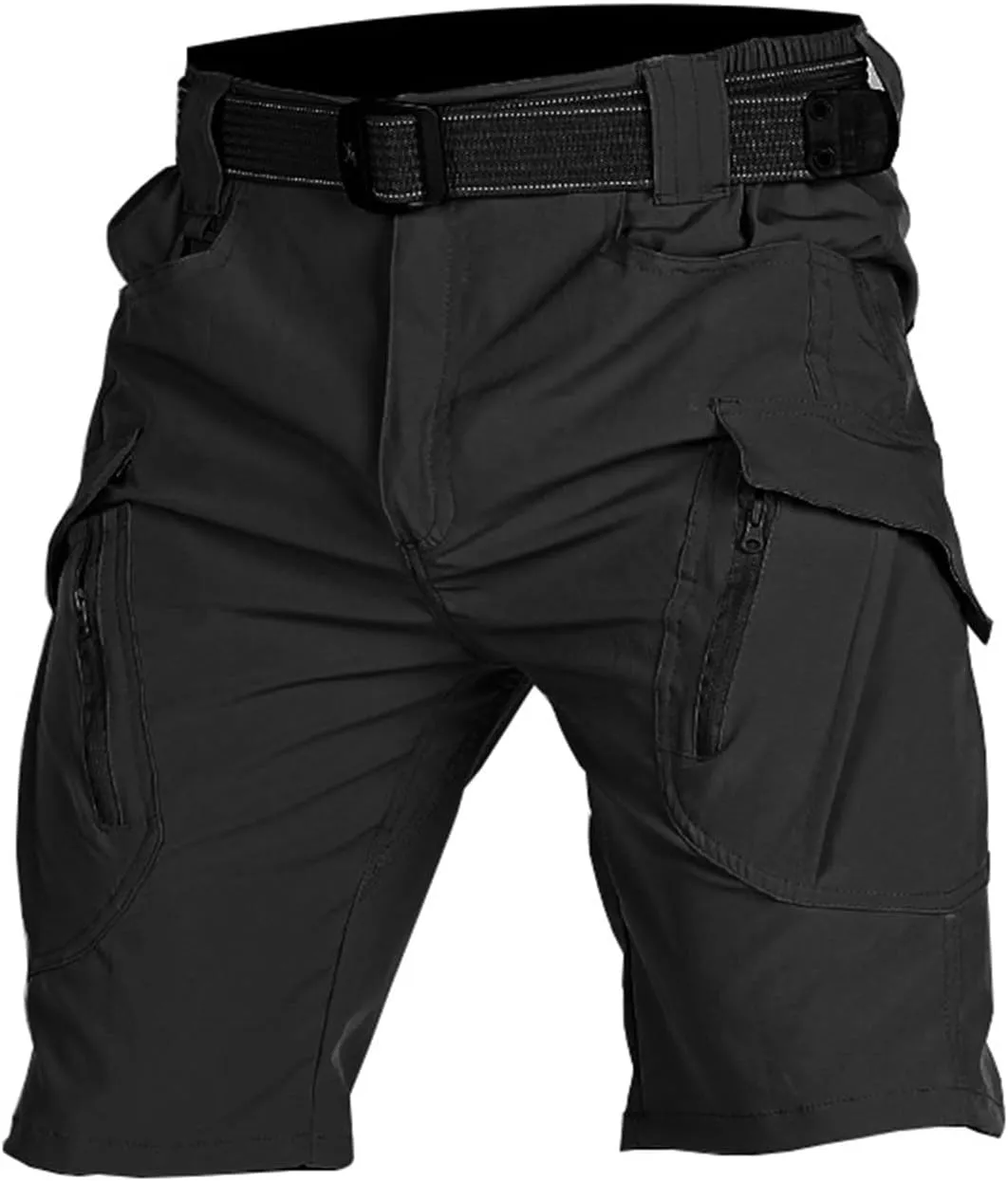Multi-Pocket Cargo Shorts Men's Combat Workwear Shorts Relaxed-Fit Lightweight Quick Dry Shorts Hiking Short Pants