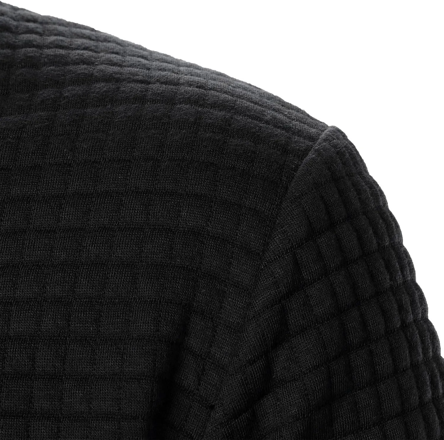 Muscularfit Mens Loose Fit Lightweight Jacket Casual Trendy Bomber Jacket Solid Color Waffle Full Zip Outwear Fall Light Coat