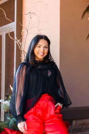 Not So Ordinary Black Blouse