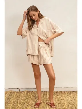 Oat Relaxed Matching Short Set